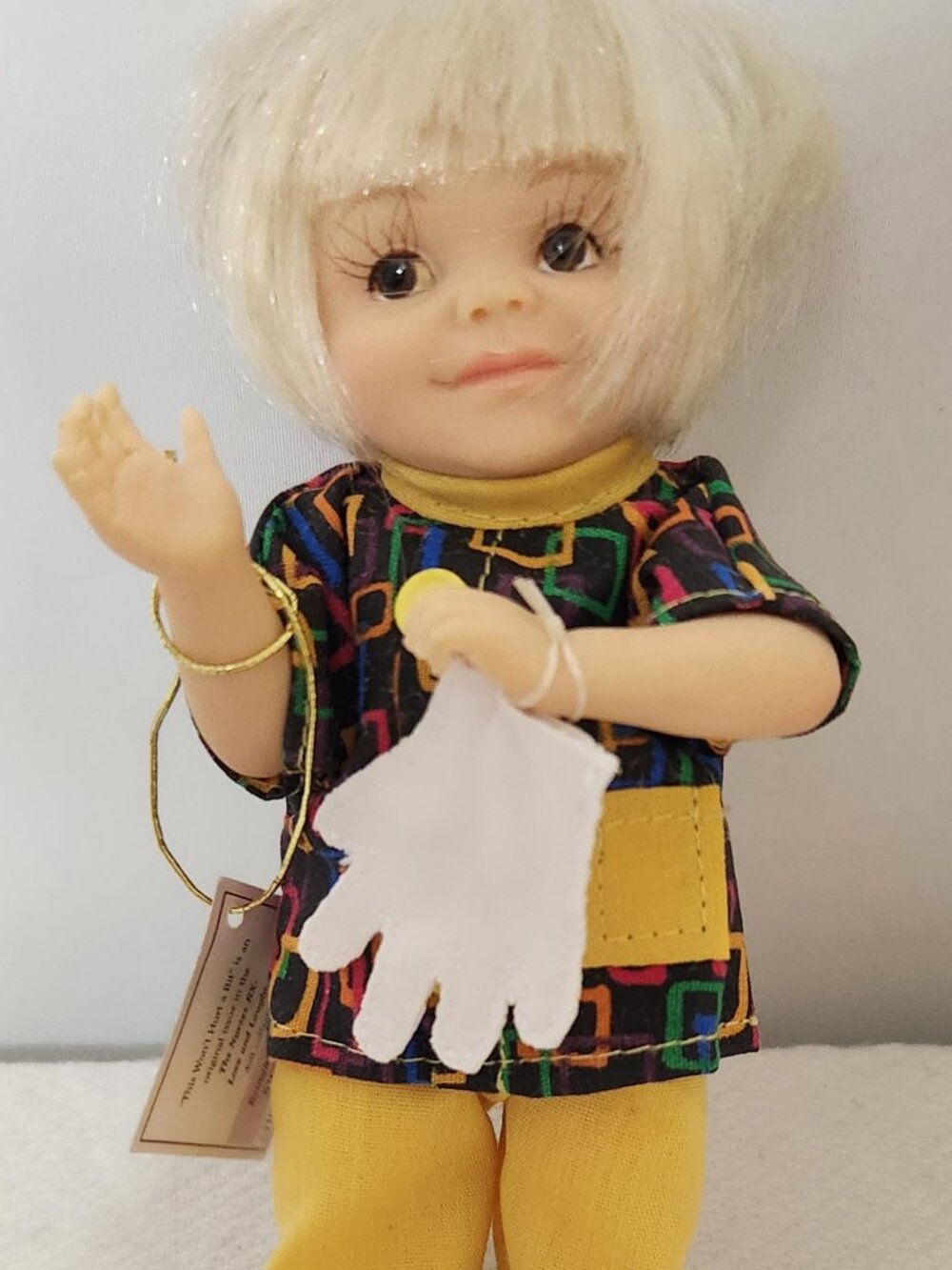 The Ashton-Drake Galleries "This Wont Hurt A Bit" Issue #4 Collectible Doll 5.5"